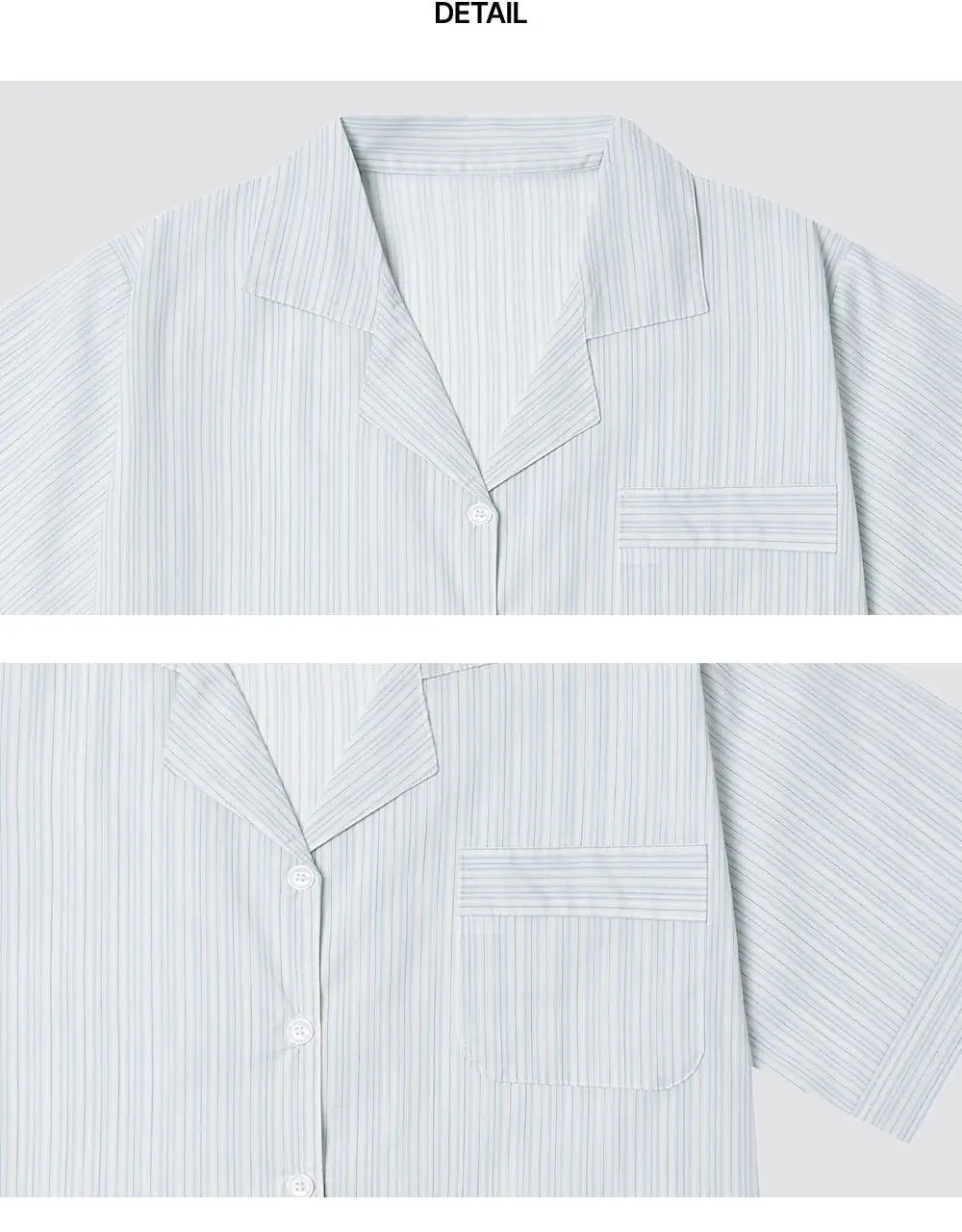 [곽민경 PICK] 오프아워 타이드리듬 치즈폼 반팔 잠옷 세트 (M / L / XL) 상세페이지 23